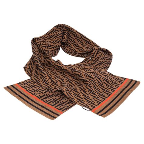 fendi orange scarf|fendi scarf men's.